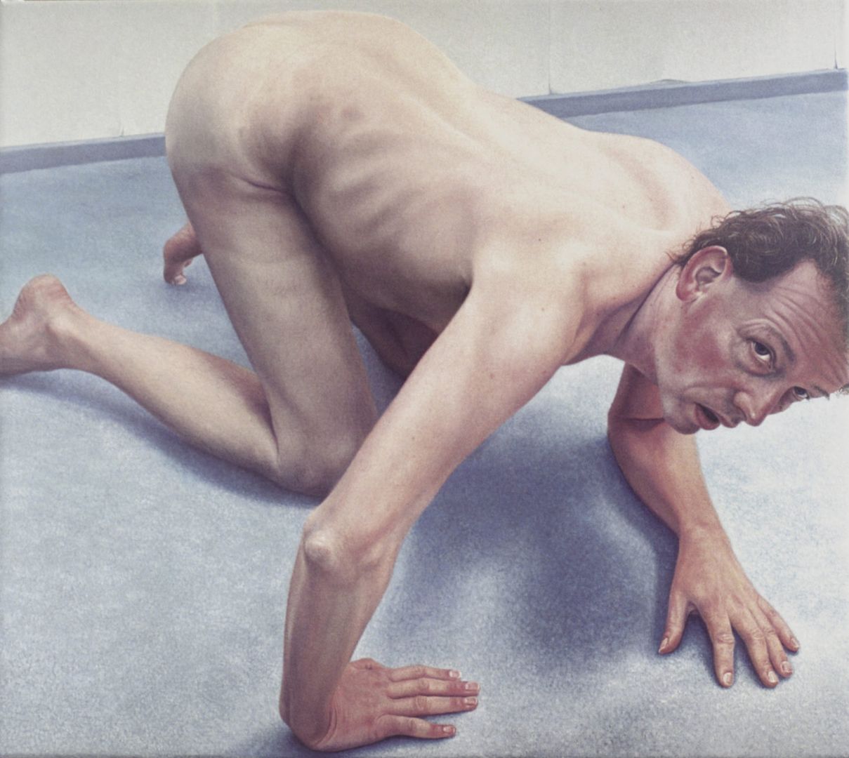 ManOpKnieen45x50cm2002